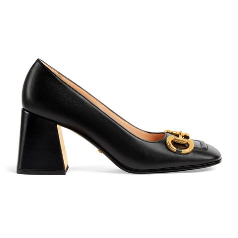 gucci horsebit pump